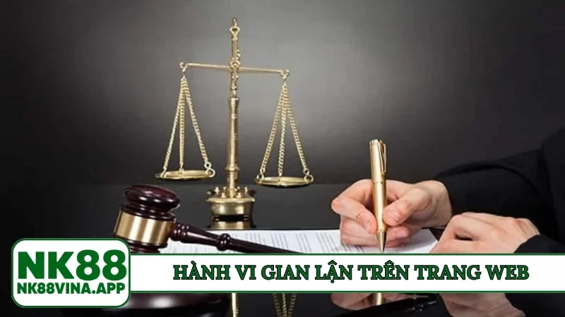 Hành vi gian lận trên trang web