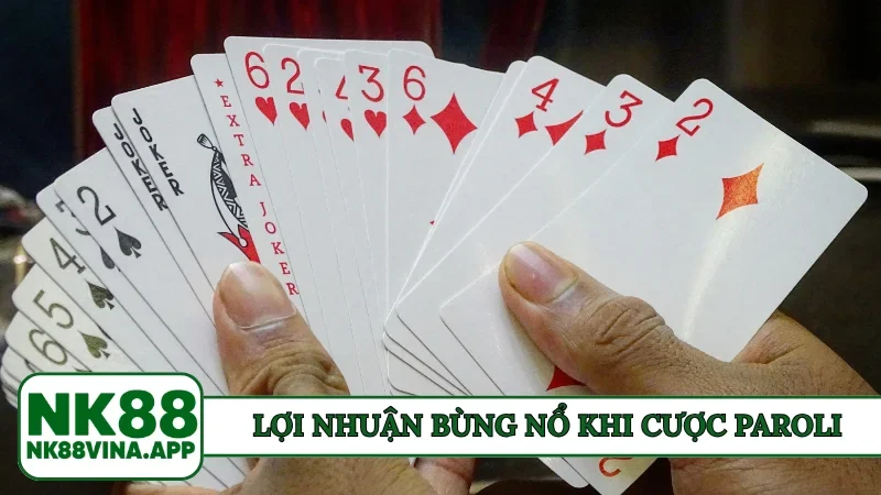 Lợi nhuận bùng nổ khi cược Paroli