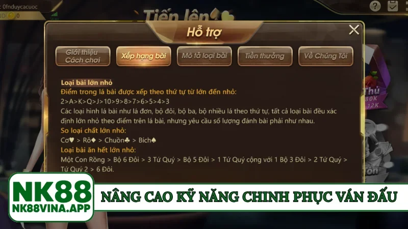 Nâng cao kỹ năng chinh phục ván đấu