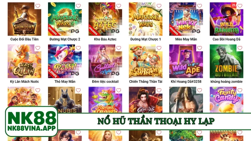 Nổ hũ thần thoại Hy Lạp